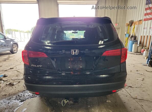 5FNYF5H58JB020000 2018 HONDA PILOT Black Вид ззаду