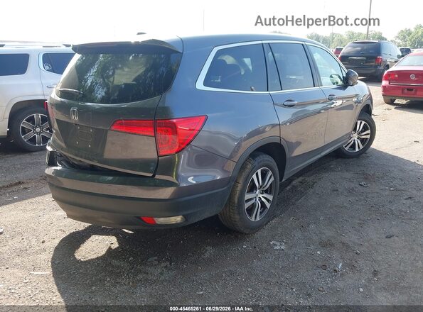 5FNYF5H58JB030865 2018 HONDA PILOT Серый Задняя правая четверть