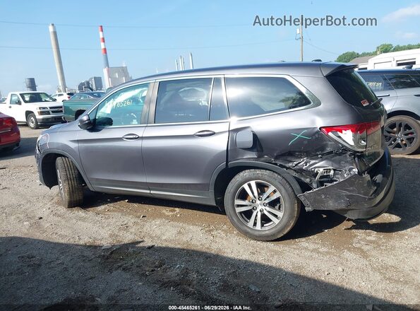 5FNYF5H58JB030865 2018 HONDA PILOT Серый Вид задней части салона