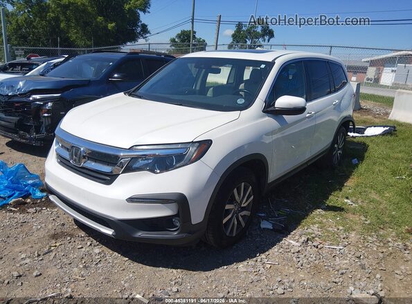 5FNYF5H58KB039440 2019 HONDA PILOT White Przód lewy
