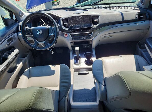 5FNYF5H58LB007010 2020 HONDA PILOT Blue Vista del salpicadero
