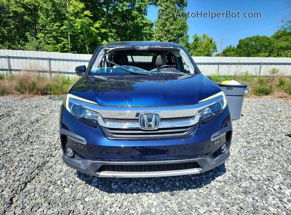 5FNYF5H58LB007010 2020 HONDA PILOT Blue Vista frontal