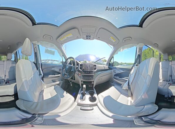 5FNYF5H58LB007010 2020 HONDA PILOT Blue Vista de la etiqueta del VIN