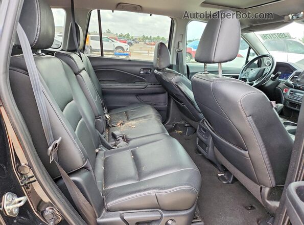 5FNYF5H58LB020372 2020 HONDA PILOT Black Vista de los asientos traseros