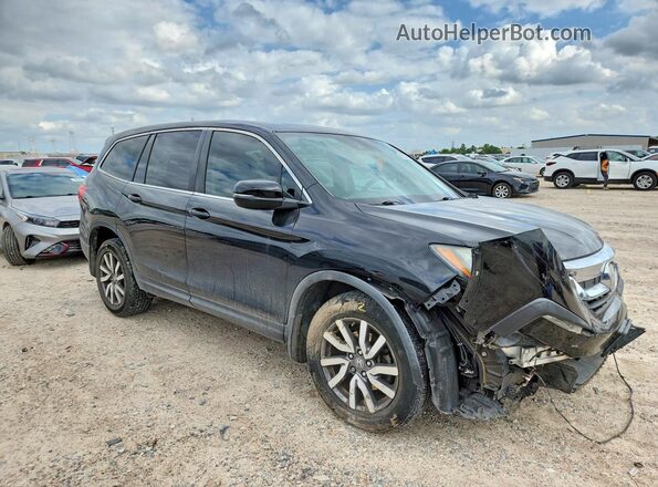 5FNYF5H58LB020372 2020 HONDA PILOT Black Delantero derecho