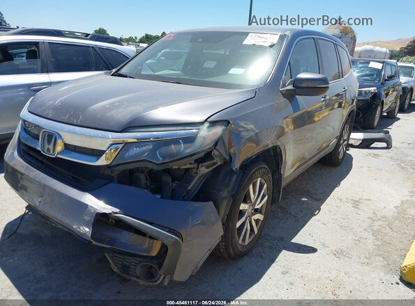 5FNYF5H58MB046178 2021 HONDA PILOT Gray Przód lewy