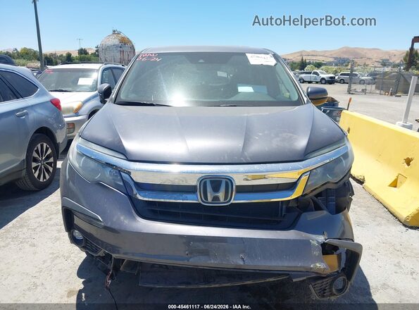 5FNYF5H58MB046178 2021 HONDA PILOT Gray Widok wnętrza z tyłu