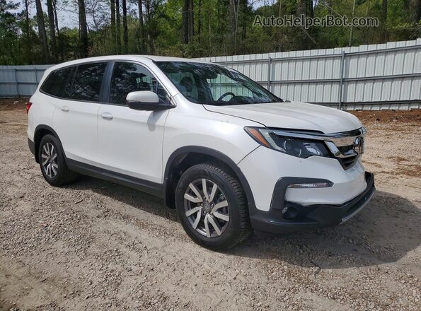5FNYF5H58NB035845 2022 HONDA PILOT White Delantero derecho