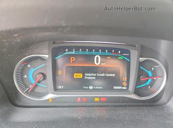 5FNYF5H59MB044732 2021 HONDA PILOT Black Սարքավորումների վահանակի տեսք