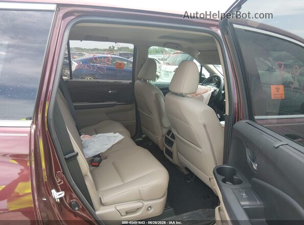 5FNYF5H5XKB017780 2019 HONDA PILOT Красный Вид наклейки с VIN-кодом