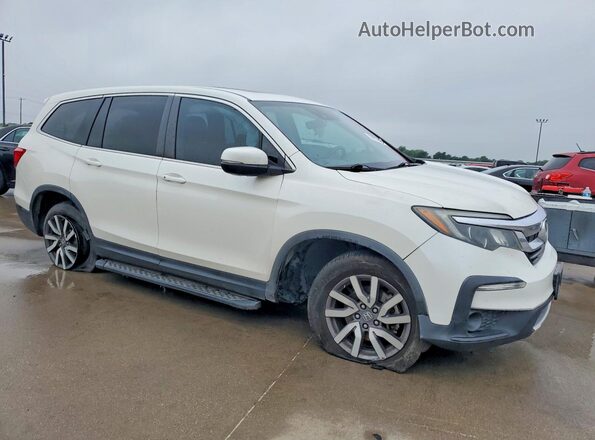 5FNYF5H5XKB039102 2019 HONDA PILOT White Передня права чверть