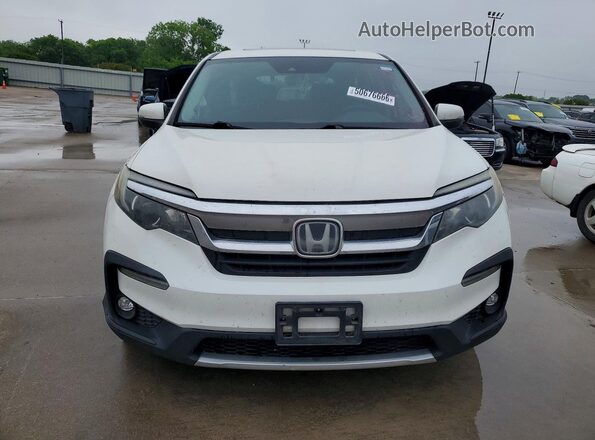 5FNYF5H5XKB039102 2019 HONDA PILOT White Вид спереду
