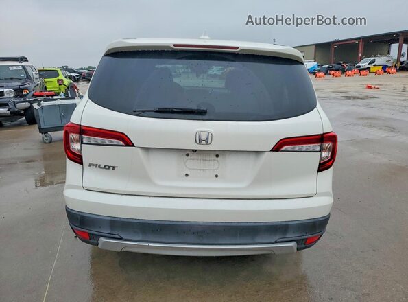 5FNYF5H5XKB039102 2019 HONDA PILOT White Вид ззаду