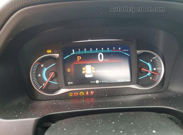 5FNYF5H5XMB006992 2021 HONDA PILOT White Widok zestawu wskaźników