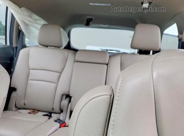 5FNYF5H5XMB006992 2021 HONDA PILOT White Widok tylnych siedzeń