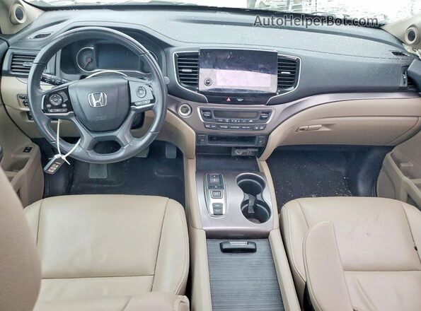 5FNYF5H5XMB006992 2021 HONDA PILOT White Widok deski rozdzielczej