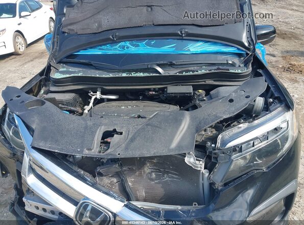5FNYF5H5XMB019810 2021 HONDA PILOT Black Rear view
