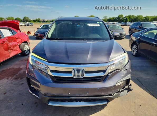 5FNYF5H60KB034161 2019 HONDA PILOT Gray 