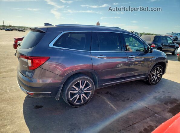 5FNYF5H60KB034161 2019 HONDA PILOT Gray 