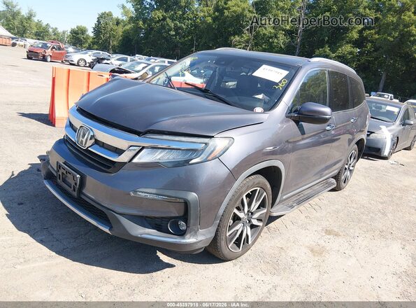 5FNYF5H62KB006197 2019 HONDA PILOT Blue წინა მარცხენა ხედი სამი მეოთხედიდან