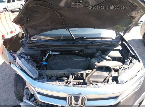 5FNYF5H62KB006197 2019 HONDA PILOT Blue უკანა ხედი