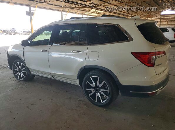 5FNYF5H64KB001986 2019 HONDA PILOT White Rear left