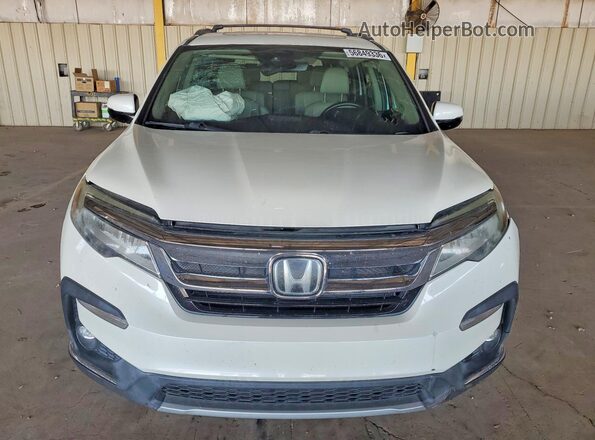5FNYF5H64KB001986 2019 HONDA PILOT White Front view