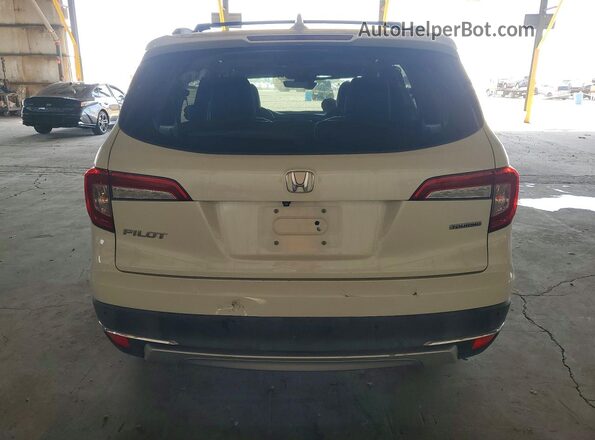 5FNYF5H64KB001986 2019 HONDA PILOT White Rear view