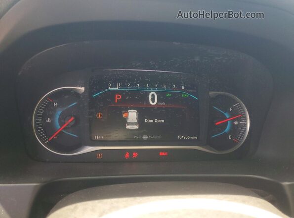 5FNYF5H64KB001986 2019 HONDA PILOT White Instrument cluster view