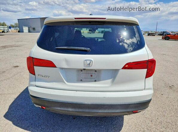 5FNYF5H65HB034990 2017 HONDA PILOT White 