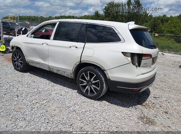5FNYF5H65KB007568 2019 HONDA PILOT White Trasero izquierdo