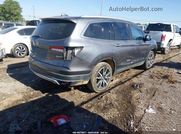 5FNYF5H68MB000827 2021 HONDA PILOT Серый Задняя правая четверть