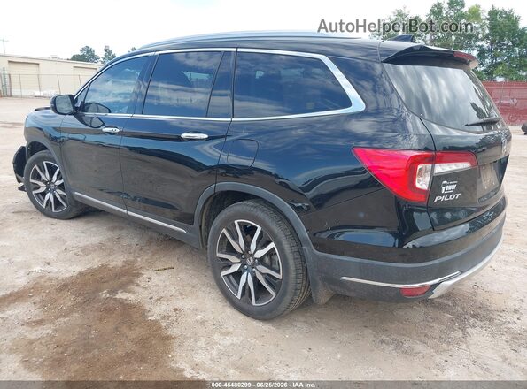5FNYF5H69NB003804 2022 HONDA PILOT Black Trasero izquierdo