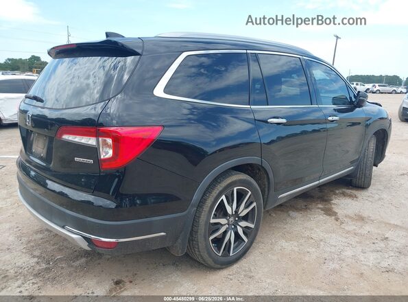 5FNYF5H69NB003804 2022 HONDA PILOT Black Trasero derecho