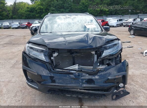 5FNYF5H69NB003804 2022 HONDA PILOT Black Vista interior trasera