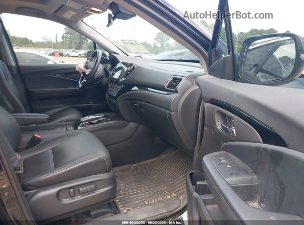 5FNYF5H69NB003804 2022 HONDA PILOT Black Vista interior delantera