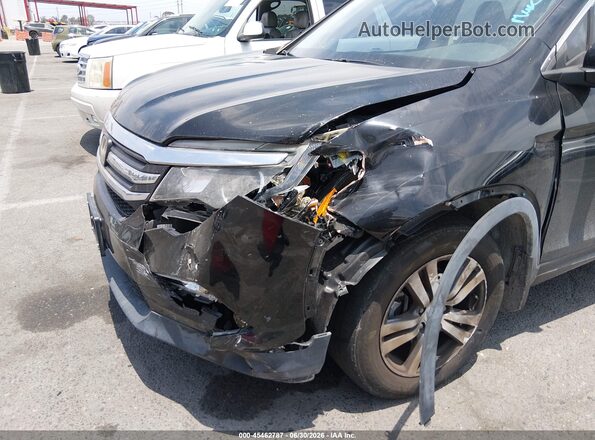 5FNYF5H6XHB018056 2017 HONDA PILOT Black Вид спереду