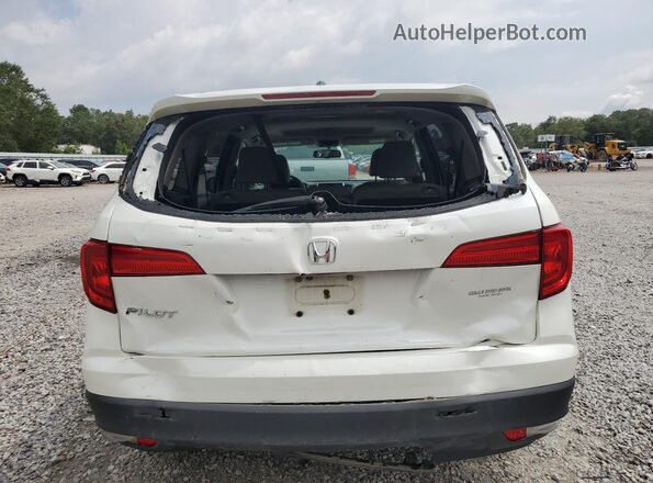 5FNYF5H71HB009979 2017 HONDA PILOT White უკანა ხედი