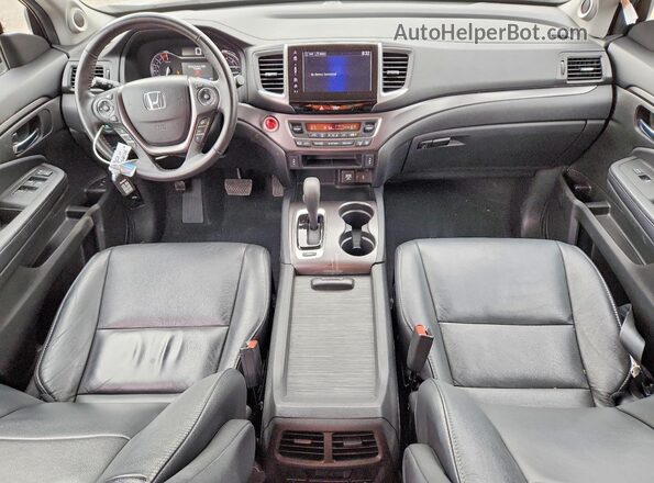 5FNYF5H71JB011978 2018 HONDA PILOT Черный Вид панели приборов