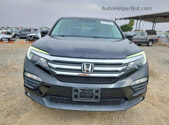 5FNYF5H71JB011978 2018 HONDA PILOT Черный Вид спереди