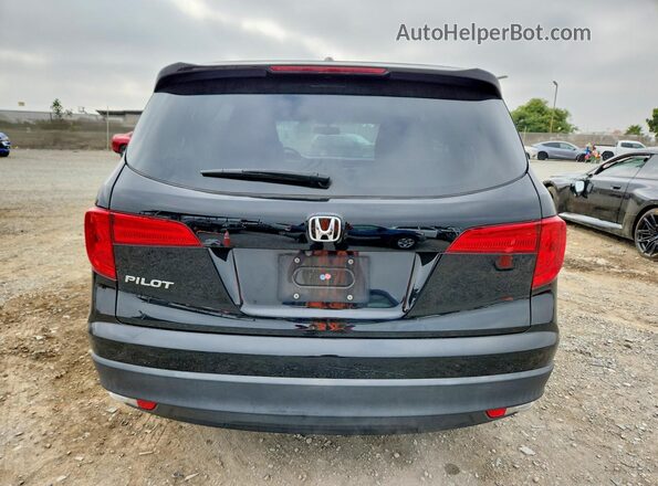 5FNYF5H71JB011978 2018 HONDA PILOT Черный Вид сзади