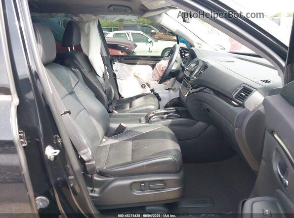 5FNYF5H90MB000072 2021 HONDA PILOT Черный Вид салона спереди