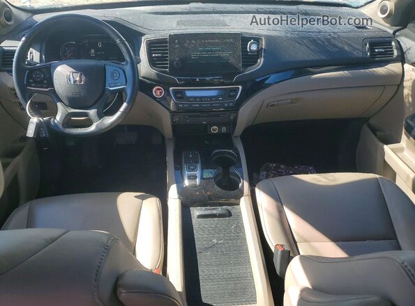5FNYF5H90NB004270 2022 HONDA PILOT White წინა პანელის ხედი