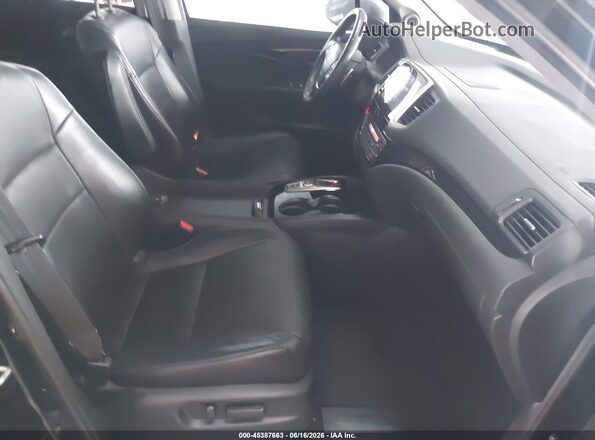 5FNYF5H91HB032454 2017 HONDA PILOT Black წინა სალონის ხედი