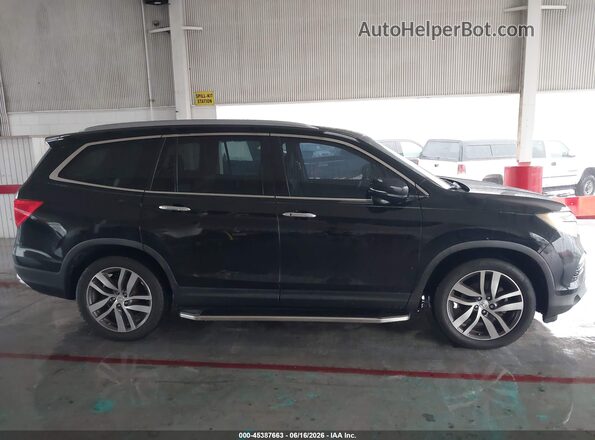 5FNYF5H91HB032454 2017 HONDA PILOT Black უკანა სალონის ხედი