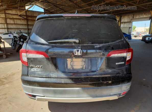 5FNYF5H91KB007285 2019 HONDA PILOT Black Вид ззаду