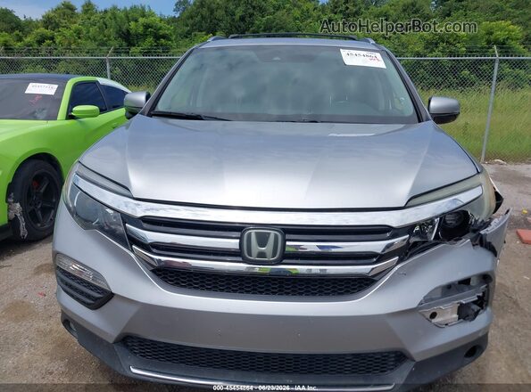 5FNYF5H92HB030356 2017 HONDA PILOT Silver Widok zestawu wskaźników