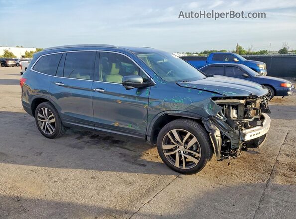 5FNYF5H96HB019120 2017 HONDA PILOT Blue Delantero derecho