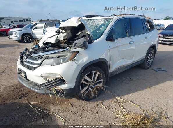 5FNYF5H96HB033650 2017 HONDA PILOT White Առջևի ձախ երեք քառորդ տեսարան
