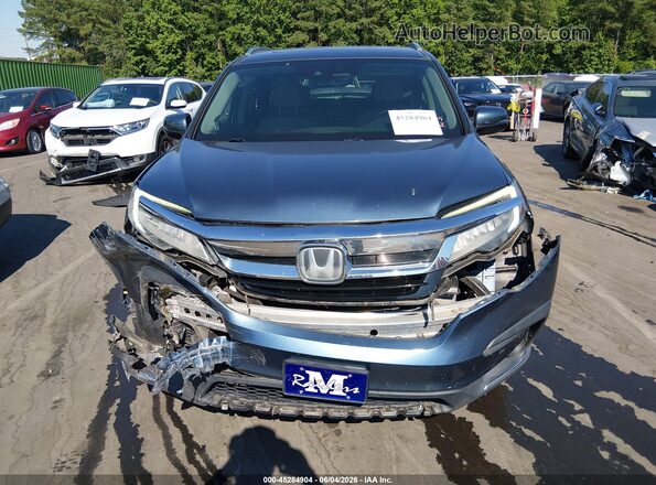 5FNYF5H97LB008197 2020 HONDA PILOT Blue Вид щитка приладів